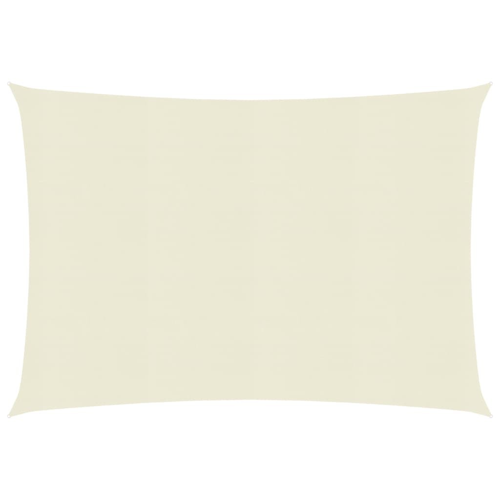 Sunshade Sail 160 g/m² Cream 3x4 m HDPE